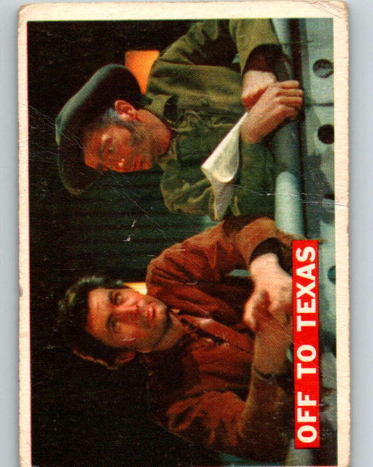 1956 Topps Davy Crockett Orange Back #46 Off to Texas   V69094 Image 1