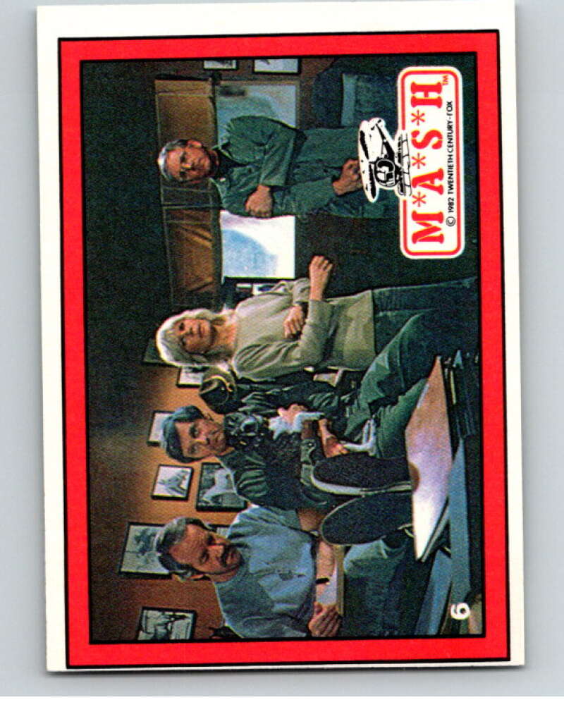 1982 Donruss Mash #6 Sitting around the office   V69140 Image 1