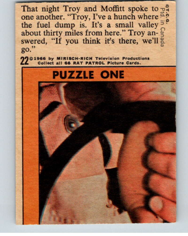 1966 OPC Rat Patrol #22 That night Troy and Moffitt spoke to one an   V69198 Image 2