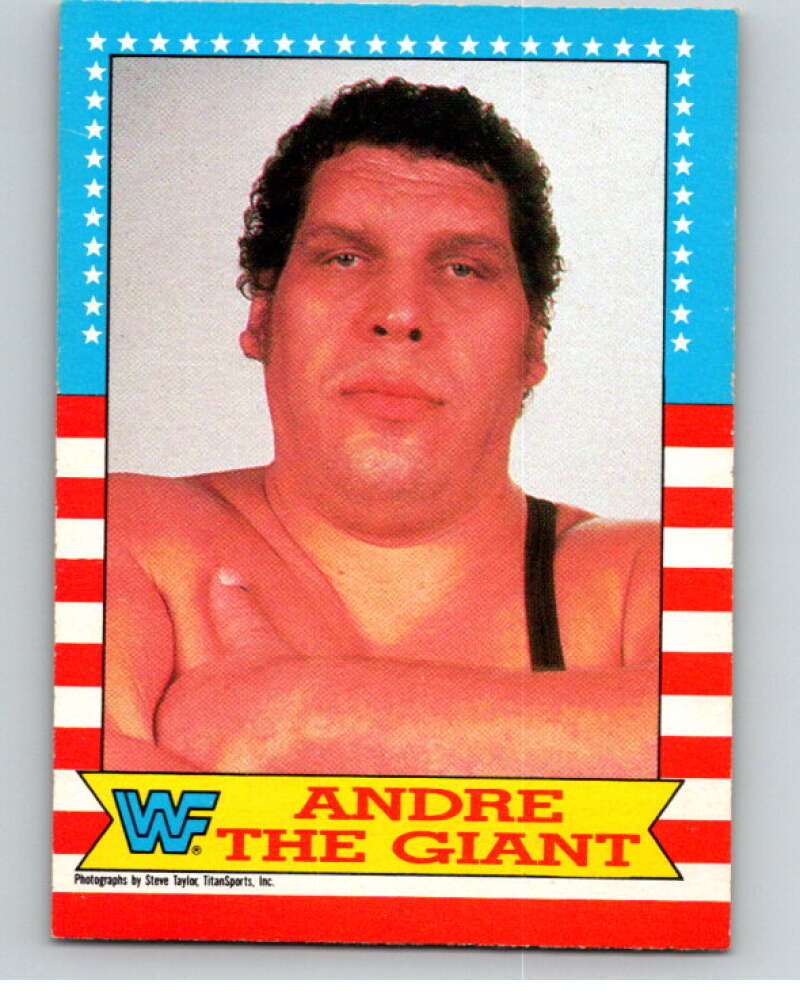 1987 O-Pee-Chee WWF #2 Andre the Giant   V69366 Image 1