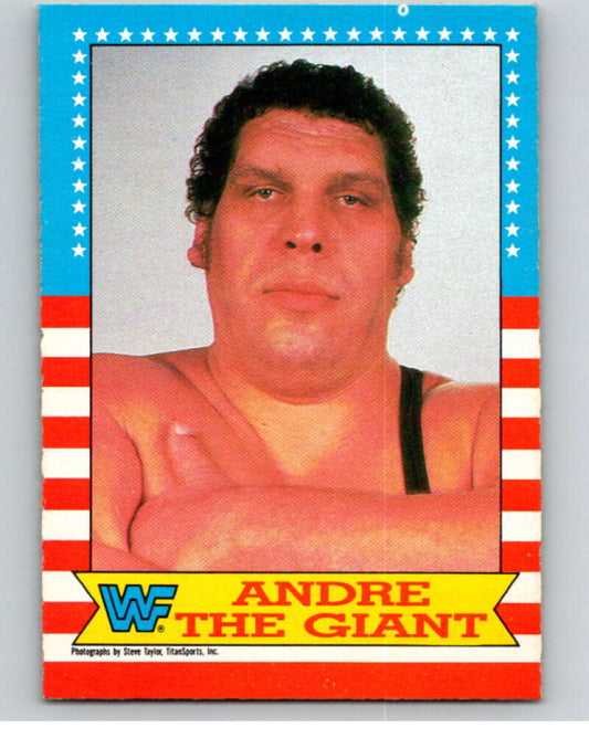 1987 O-Pee-Chee WWF #2 Andre the Giant   V69367 Image 1