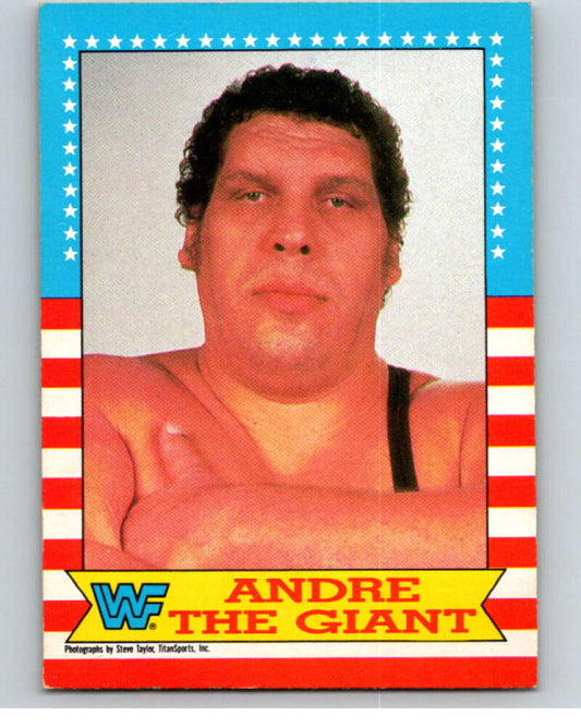 1987 O-Pee-Chee WWF #2 Andre the Giant   V69368 Image 1
