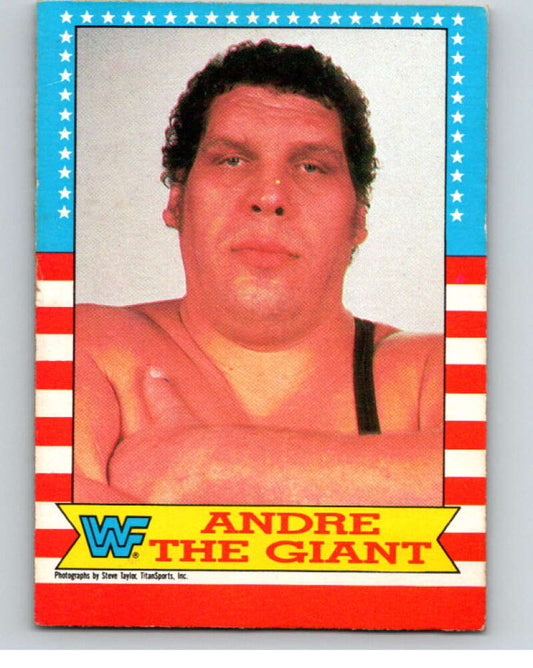 1987 O-Pee-Chee WWF #2 Andre the Giant   V69369 Image 1
