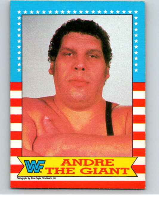 1987 O-Pee-Chee WWF #2 Andre the Giant   V69370 Image 1