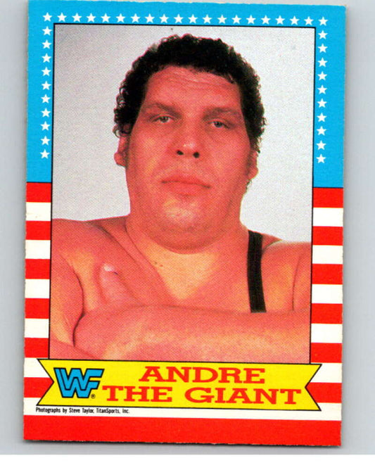 1987 O-Pee-Chee WWF #2 Andre the Giant   V69372 Image 1