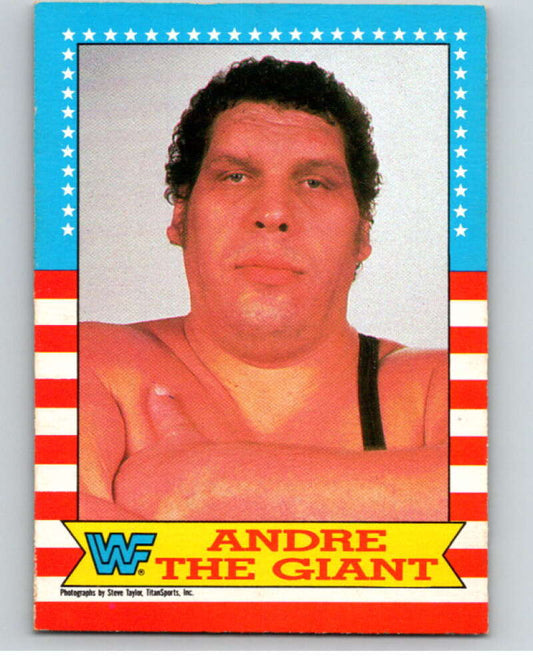 1987 O-Pee-Chee WWF #2 Andre the Giant   V69373 Image 1
