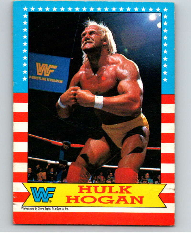 1987 O-Pee-Chee WWF #3 Hulk Hogan   V69377 Image 1