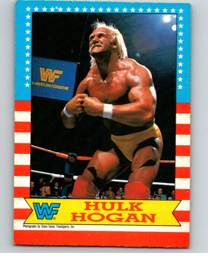 1987 O-Pee-Chee WWF #3 Hulk Hogan   V69378 Image 1
