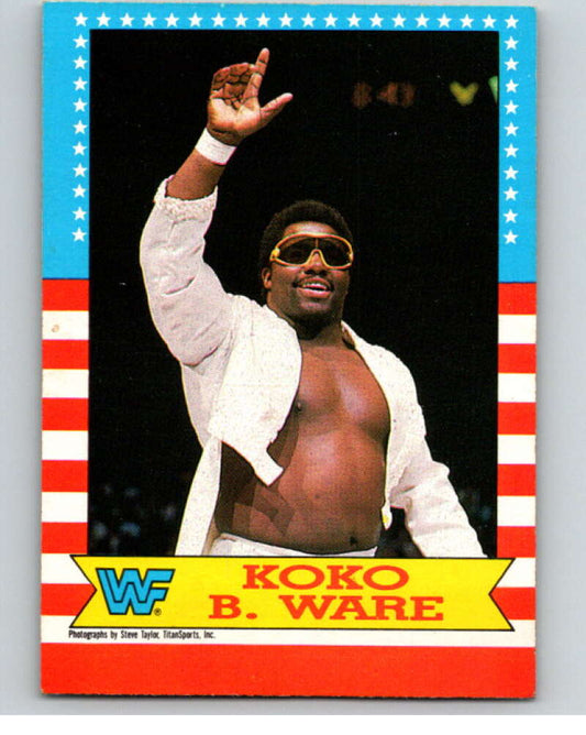 1987 O-Pee-Chee WWF #5 Koko B. Ware   V69391 Image 1