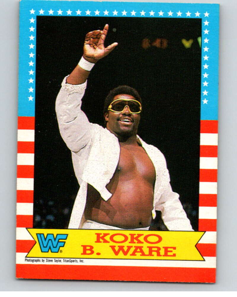 1987 O-Pee-Chee WWF #5 Koko B. Ware   V69392 Image 1
