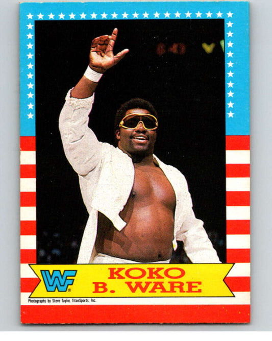 1987 O-Pee-Chee WWF #5 Koko B. Ware   V69393 Image 1