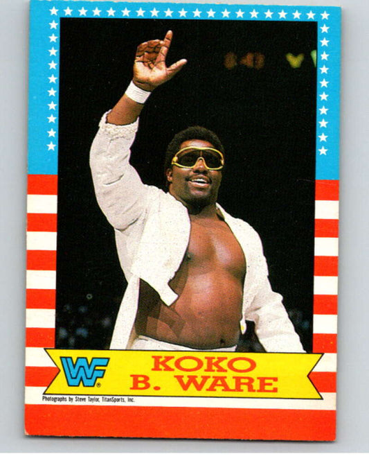 1987 O-Pee-Chee WWF #5 Koko B. Ware   V69395 Image 1