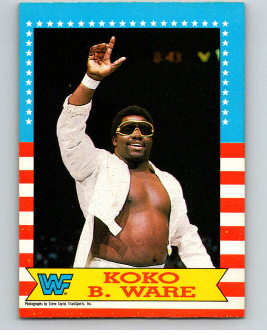 1987 O-Pee-Chee WWF #5 Koko B. Ware   V69397 Image 1