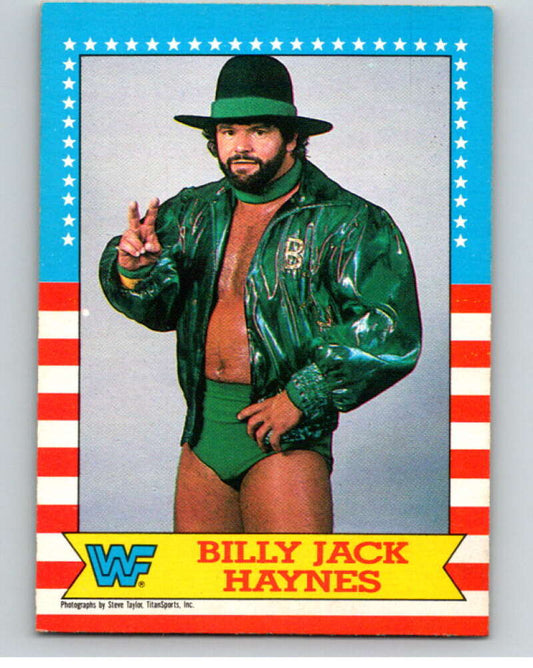 1987 O-Pee-Chee WWF #8 Billy Jack Haynes   V69400 Image 1