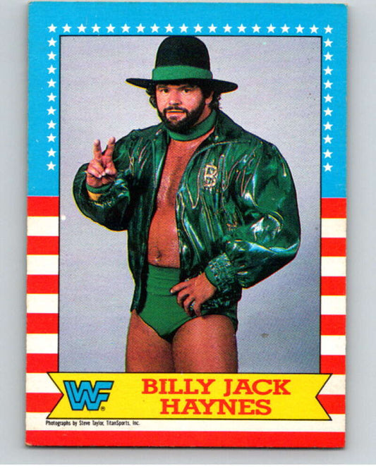 1987 O-Pee-Chee WWF #8 Billy Jack Haynes   V69401 Image 1