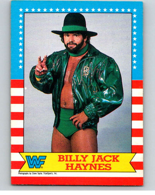 1987 O-Pee-Chee WWF #8 Billy Jack Haynes   V69402 Image 1
