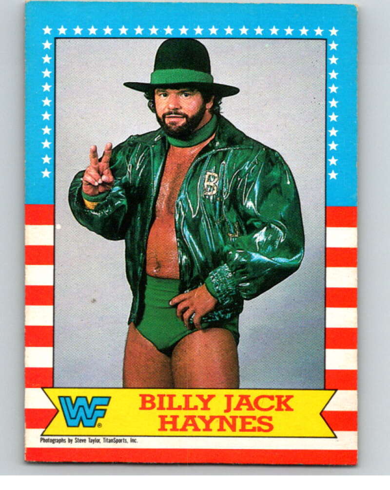 1987 O-Pee-Chee WWF #8 Billy Jack Haynes   V69403 Image 1