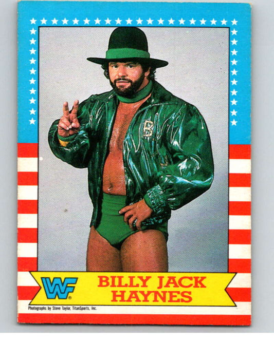 1987 O-Pee-Chee WWF #8 Billy Jack Haynes   V69403 Image 1