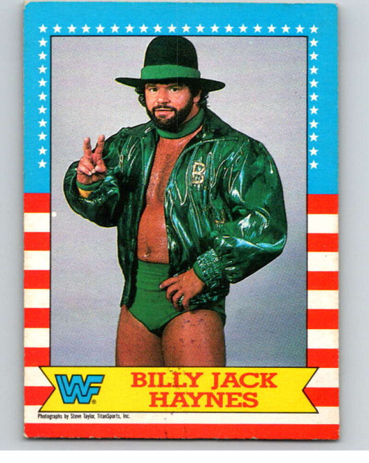 1987 O-Pee-Chee WWF #8 Billy Jack Haynes   V69404 Image 1