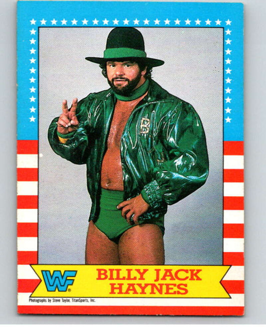 1987 O-Pee-Chee WWF #8 Billy Jack Haynes   V69405 Image 1