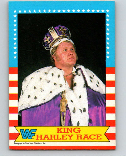 1987 O-Pee-Chee WWF #10 King Harley Race   V69411 Image 1