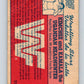 1987 O-Pee-Chee WWF #11 Kimchee/Kamala   V69418 Image 2