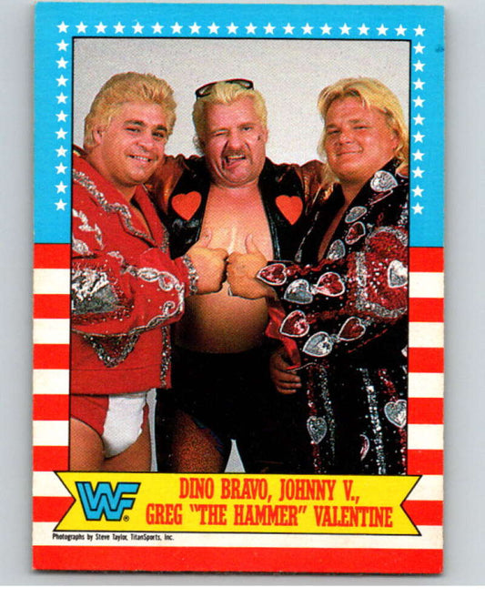 1987 O-Pee-Chee WWF #12 Dino Bravo/Johnny Valiant/Greg Valentine   V69420 Image 1