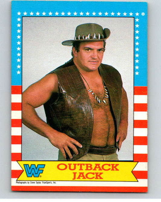 1987 O-Pee-Chee WWF #14 Outback Jack   V69425 Image 1