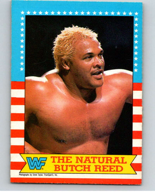 1987 O-Pee-Chee WWF #18 The Natural Butch Reed   V69437 Image 1