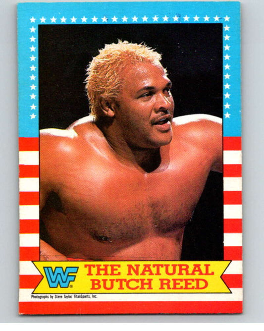 1987 O-Pee-Chee WWF #18 The Natural Butch Reed   V69439 Image 1