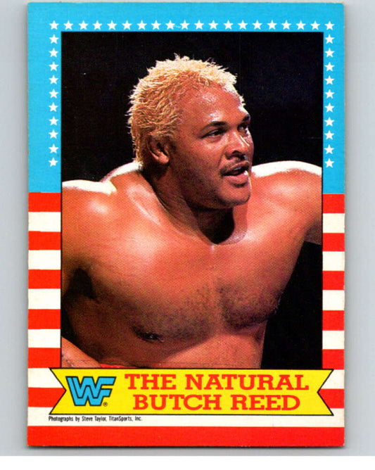 1987 O-Pee-Chee WWF #18 The Natural Butch Reed   V69440 Image 1