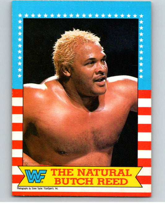 1987 O-Pee-Chee WWF #18 The Natural Butch Reed   V69443 Image 1