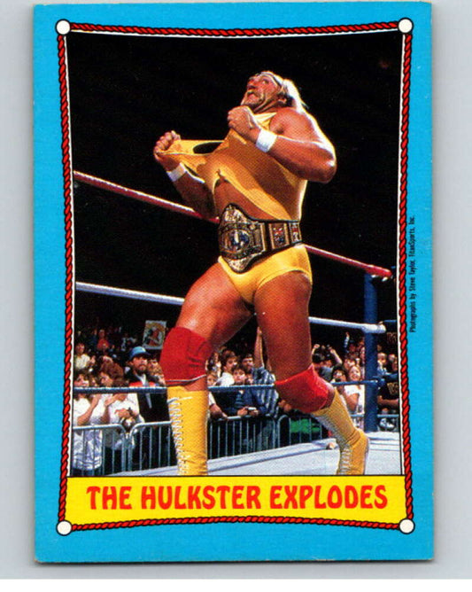 1987 O-Pee-Chee WWF #26 Hulk Hogan   V69454 Image 1