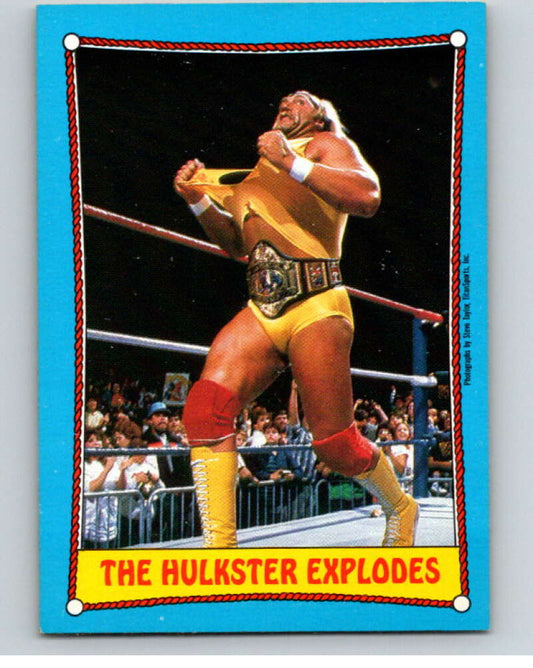 1987 O-Pee-Chee WWF #26 Hulk Hogan   V69457 Image 1