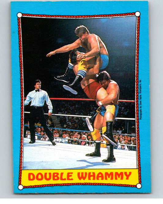 1987 O-Pee-Chee WWF #27 Rougeau Brothers   V69461 Image 1