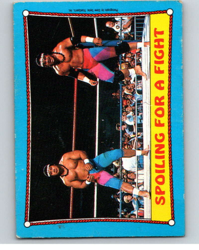 1987 O-Pee-Chee WWF #28 The Islanders   V69470 Image 1
