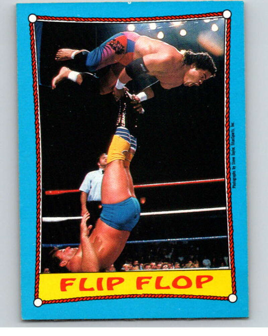 1987 O-Pee-Chee WWF #29 Rougeaus vs. Islanders   V69471 Image 1