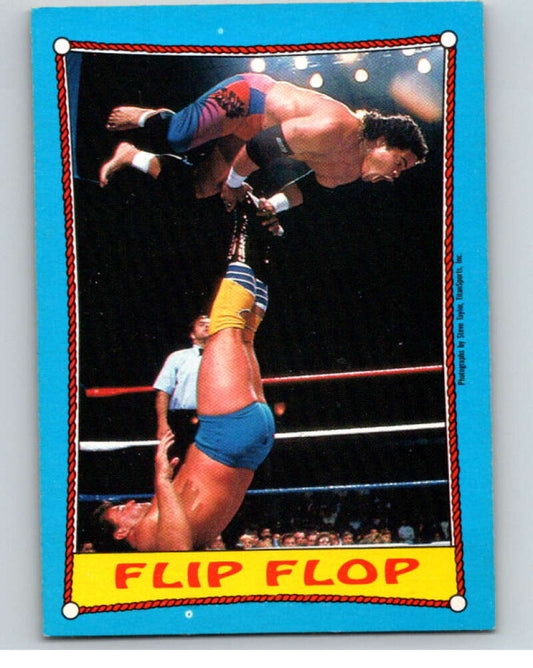 1987 O-Pee-Chee WWF #29 Rougeaus vs. Islanders   V69472 Image 1