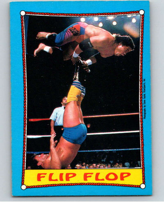 1987 O-Pee-Chee WWF #29 Rougeaus vs. Islanders   V69474 Image 1