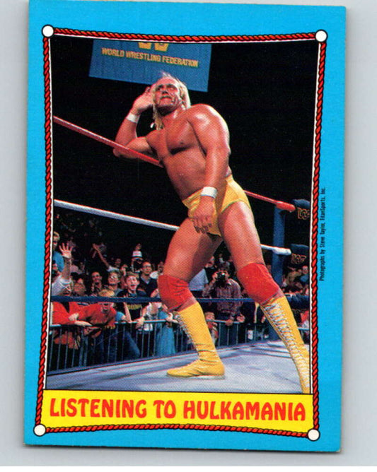 1987 O-Pee-Chee WWF #38 Hulk Hogan   V69487 Image 1