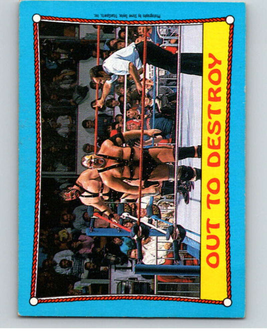 1987 O-Pee-Chee WWF #40 Demolition   V69489 Image 1