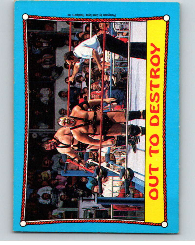 1987 O-Pee-Chee WWF #40 Demolition   V69490 Image 1