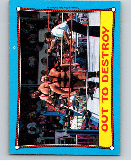 1987 O-Pee-Chee WWF #40 Demolition   V69491 Image 1