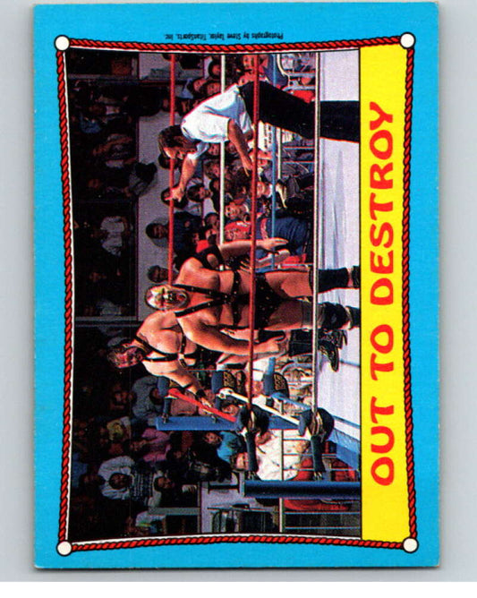 1987 O-Pee-Chee WWF #40 Demolition   V69492 Image 1