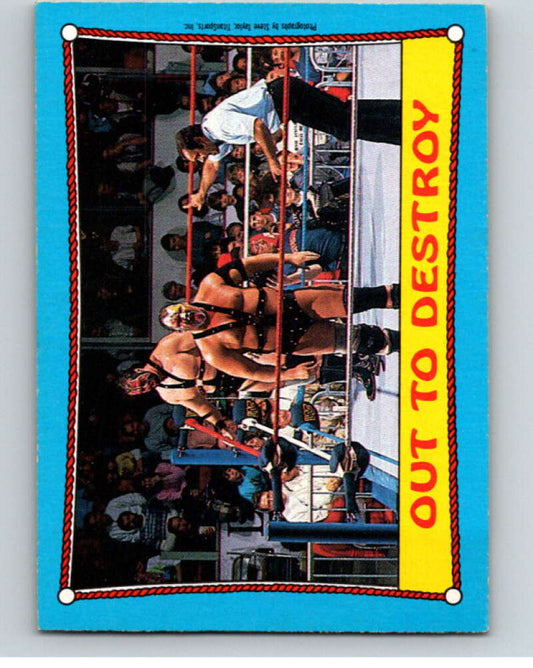 1987 O-Pee-Chee WWF #40 Demolition   V69494 Image 1