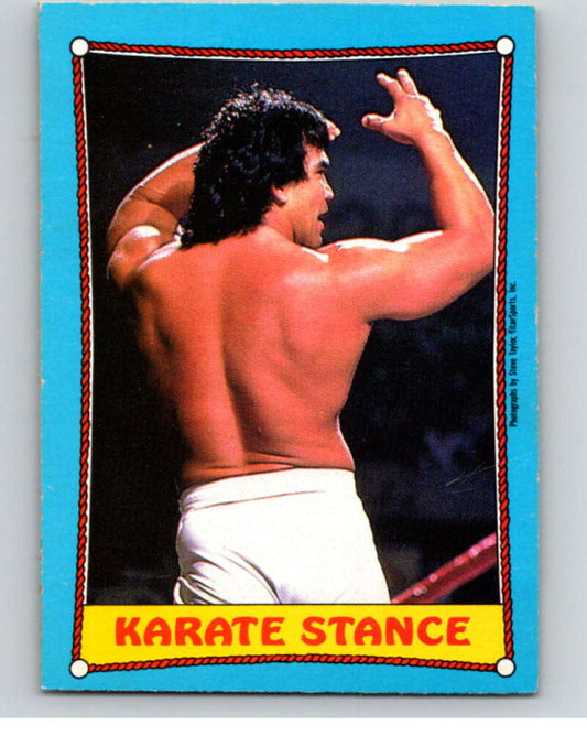 1987 O-Pee-Chee WWF #43 Ricky The Dragon Steamboat   V69512 Image 1