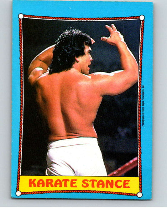 1987 O-Pee-Chee WWF #43 Ricky The Dragon Steamboat   V69513 Image 1