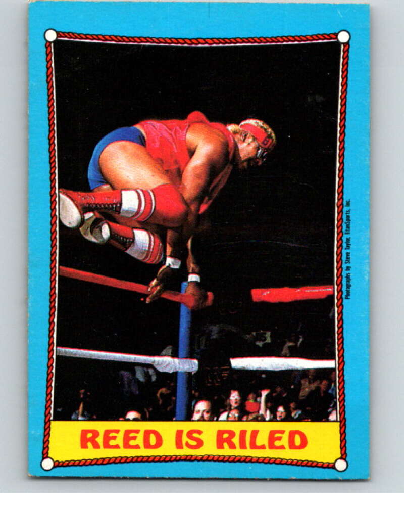 1987 O-Pee-Chee WWF #46 Butch Reed   V69531 Image 1