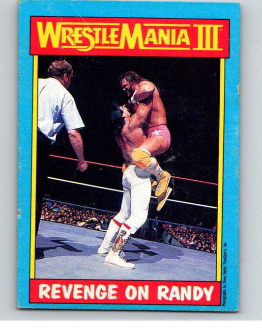 1987 O-Pee-Chee WWF #50 Ricky Steamboat/Randy Savage   V69566 Image 1