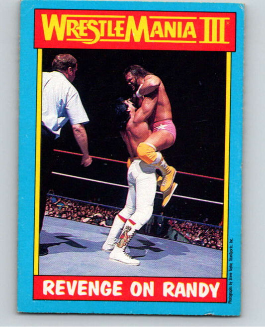 1987 O-Pee-Chee WWF #50 Ricky Steamboat/Randy Savage   V69569 Image 1